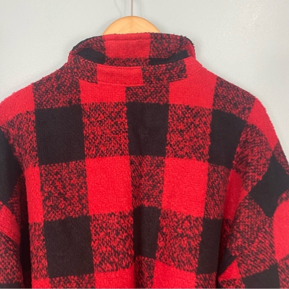 Pomander Place Buffalo Plaid Red Black Shacket Sz‎ XXL - Picture 5 of 6